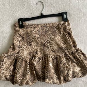 A snake skin skirt from altered state!